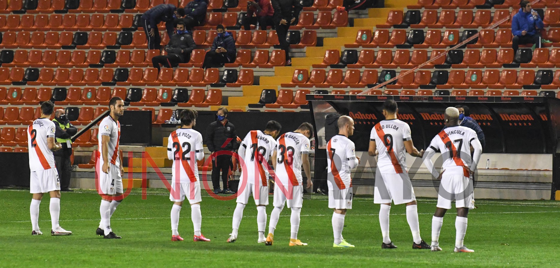 El Lugo - Rayo Vallecano finalmente se jugará 1 plantilla