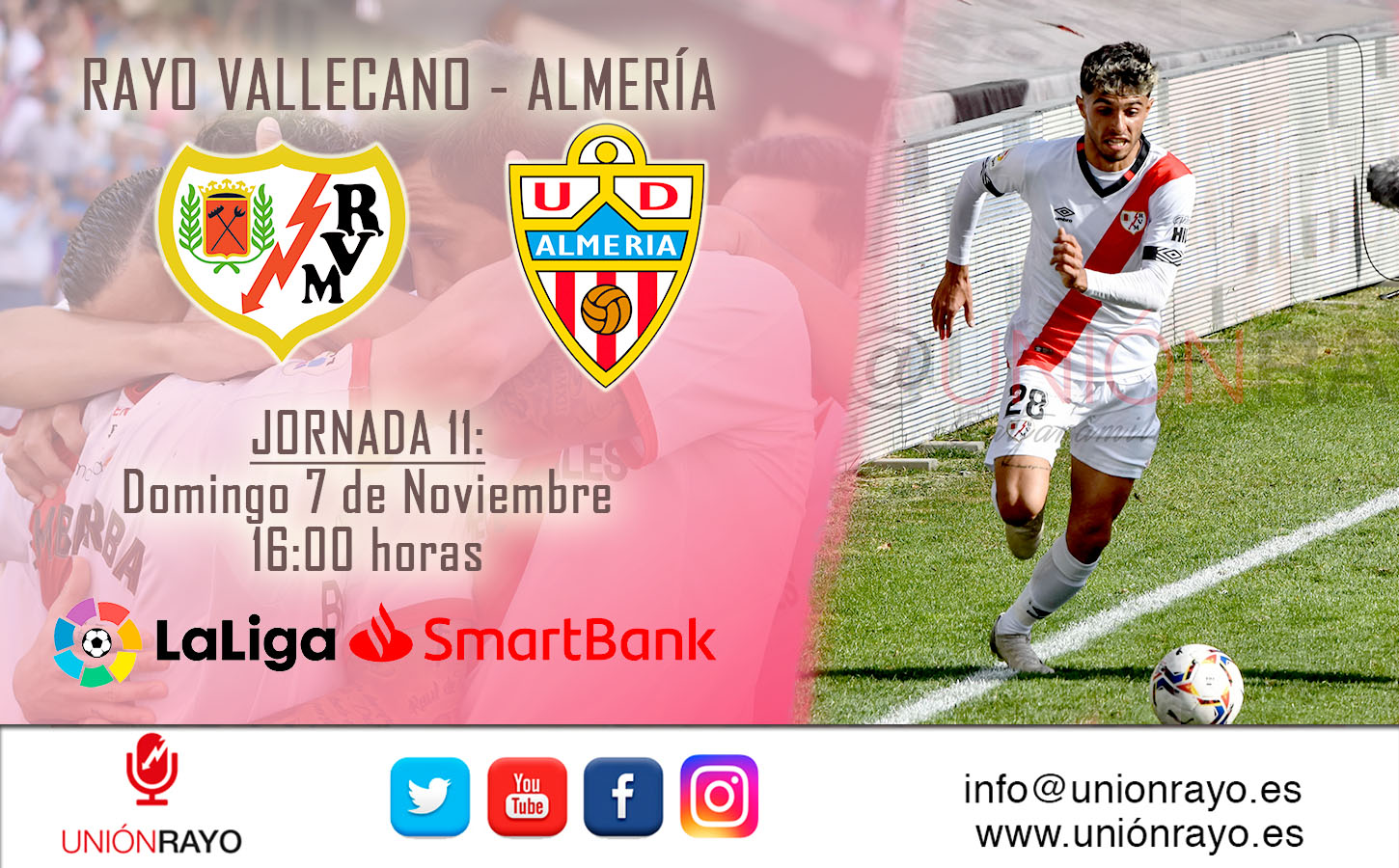 Rayo Vallecano vs Almería: “A examen el fortín de Vallecas” 1 previa primer