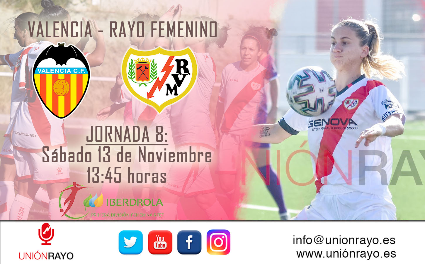 previa valencia rayo femenino