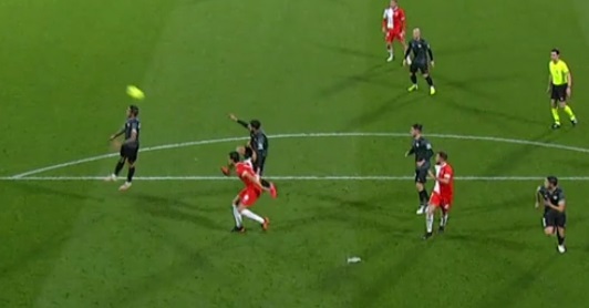 Luca Zidane evita el 1-0 tras un polémico juego peligroso 1 juego peligroso