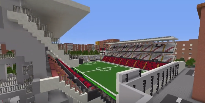 replica estadio vallecas Minecraft 1