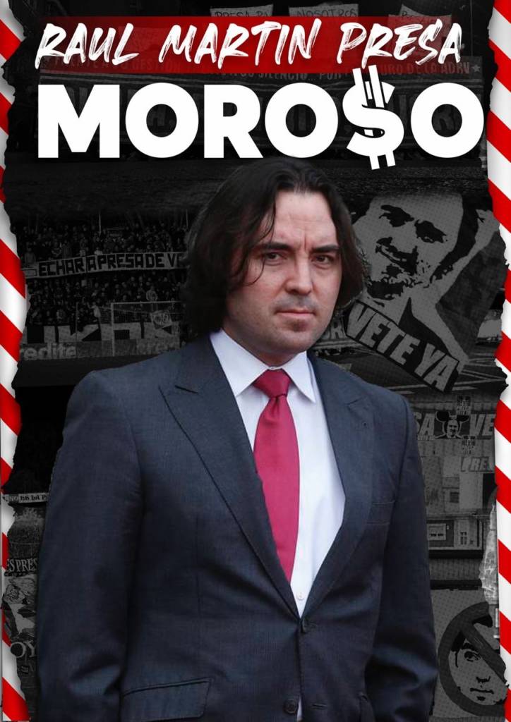 Carteles en Vallecas: “Raúl Martín Presa moroso” 2 img 5893 1