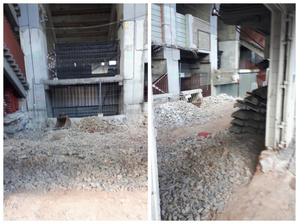 Galería de las obras de la primera fase del estadio de Vallecas 4 Obras Estadio