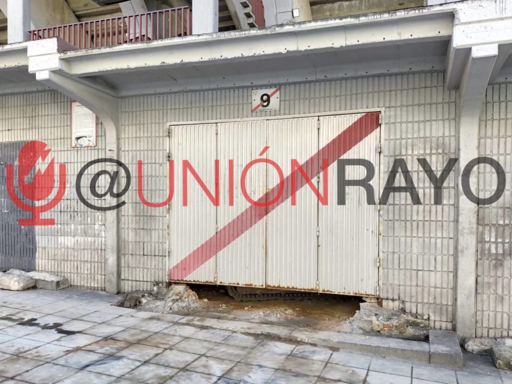 Galería de las obras de la primera fase del estadio de Vallecas 3 obras Estadio Vallecas