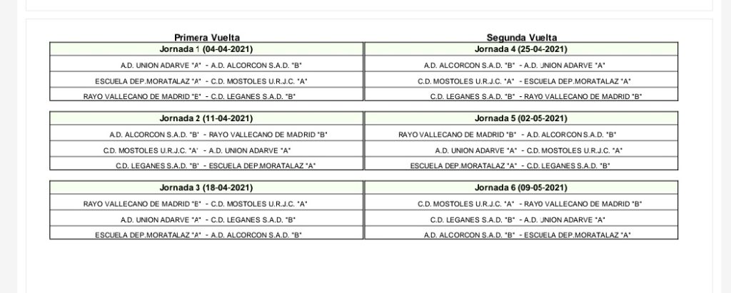 Calendario del Rayo B en la Segunda Fase: Comienza ante el Leganés B 2 ExpRJOMWQAIUHv0