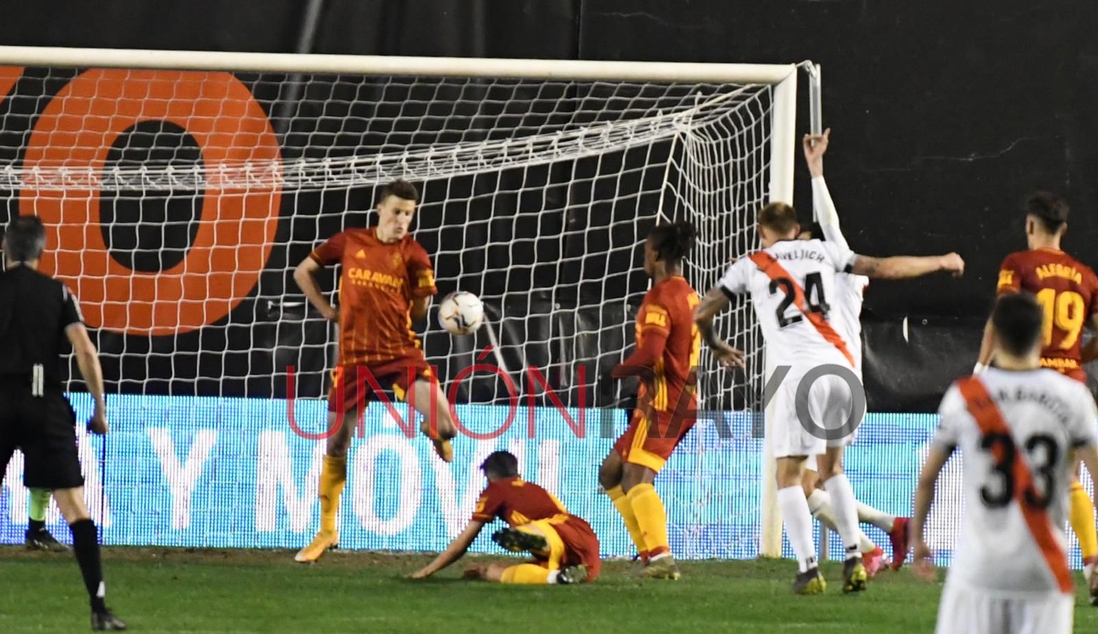 El Rayo reclamó penalti por una mano dentro del área 1 WhatsApp Image 2021 03 12 at 22.25.58