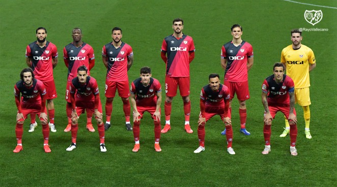 Once del Rayo Vallecano ante Las Palmas 1 once rayo