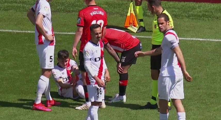 Fran García se retira lesionado del tobillo ante el Logroñés 1 Fran Garcia