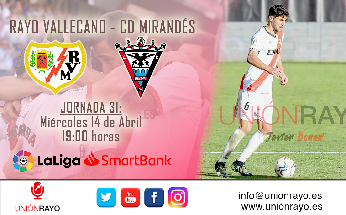 Rayo Vallecano vs Mirandés: "Oportunidad para afianzarse en los playoff" 1 partidos CASA BUENO 1