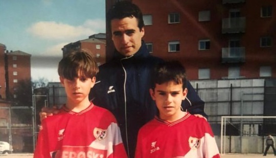 Fran Sol revive su etapa en el Rayo: "No olvides de donde vienes" 1 fran sol sergio pina