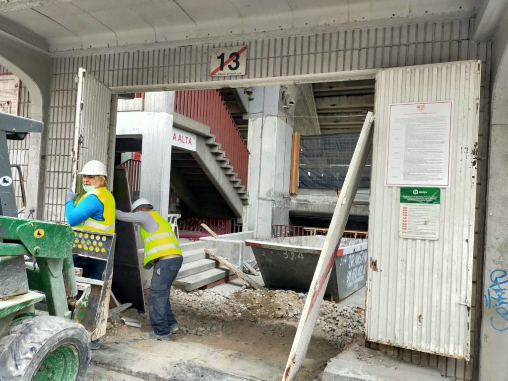 Galería de las obras de la primera fase del estadio de Vallecas 13 indice 2