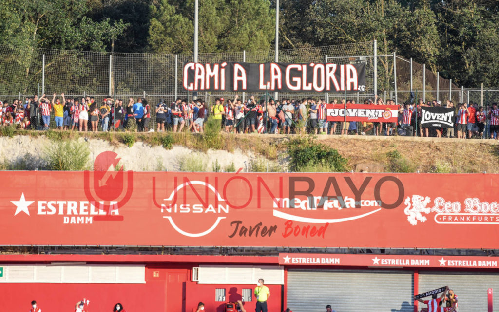 Las curiosidades del día del ascenso del Rayo Vallecano (0-2 ante el Girona) 4 aficion girona