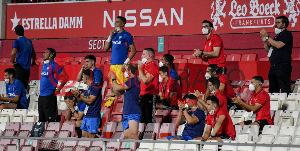 Las curiosidades del día del ascenso del Rayo Vallecano (0-2 ante el Girona) 24 grada jugadores montilivi