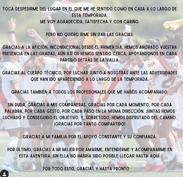 Zaïra Flores deja el Rayo Femenino tras una temporada en Vallecas 2 zaira