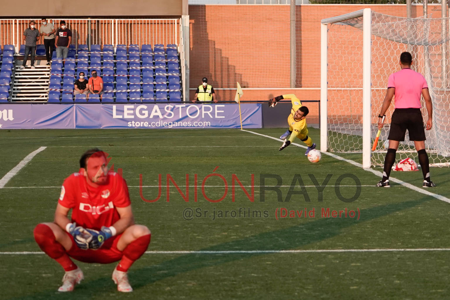 Dimitrievski mantuvo su ritual ante el Leganés 1 07082021 TrofeoLeganesRayo 486
