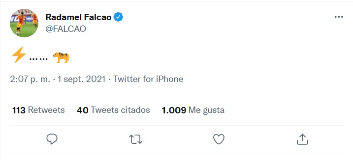 falcao mensaje