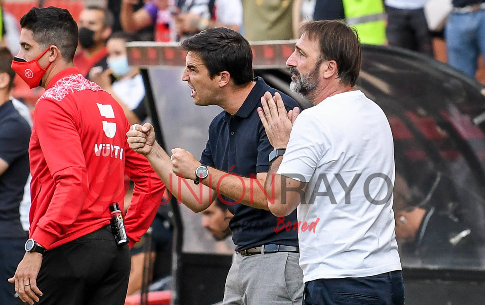 Las curiosidades del Rayo Vallecano 4-0 Granada 1 iraola gesto rabia