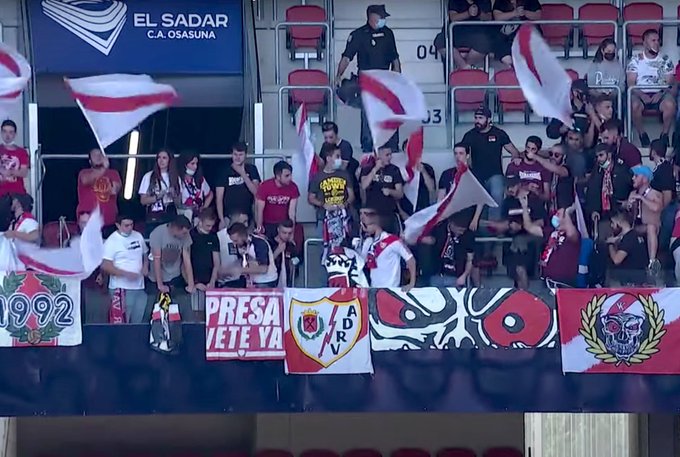 Aficiones de Osasuna y Rayo se unen ante el fútbol negocio 2 El Sadar desplazamiento Rayo Osasuna
