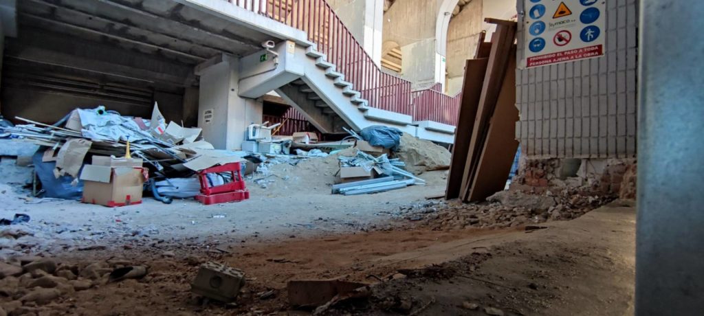 Galería de las obras de la primera fase del estadio de Vallecas 17 obras estadio vallecas 4r