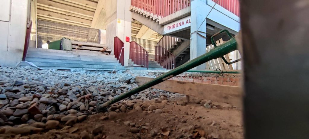 Galería de las obras de la primera fase del estadio de Vallecas 18 obras estadio vallecas 5