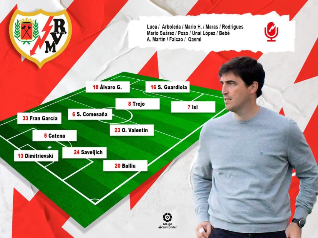 Once del Rayo Vallecano ante el Mallorca - jornada 14 de LaLiga Santander 2 fe8d7e15 528c 466e a280 5caba77db5c8