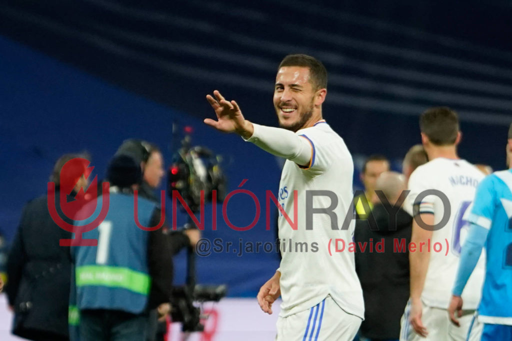 Las curiosidades del Real Madrid 2-1 Rayo Vallecano 17 hazard