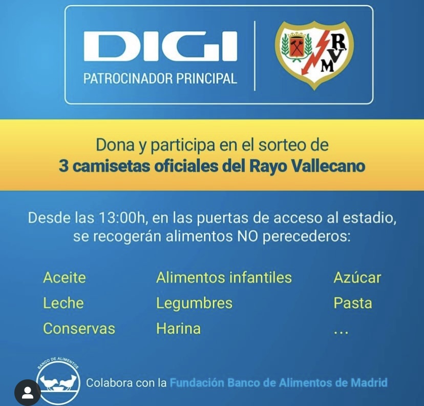 Sorteo solidario del Rayo Vallecano y DIGI en el partido ante el Alavés 2 IMG 3397