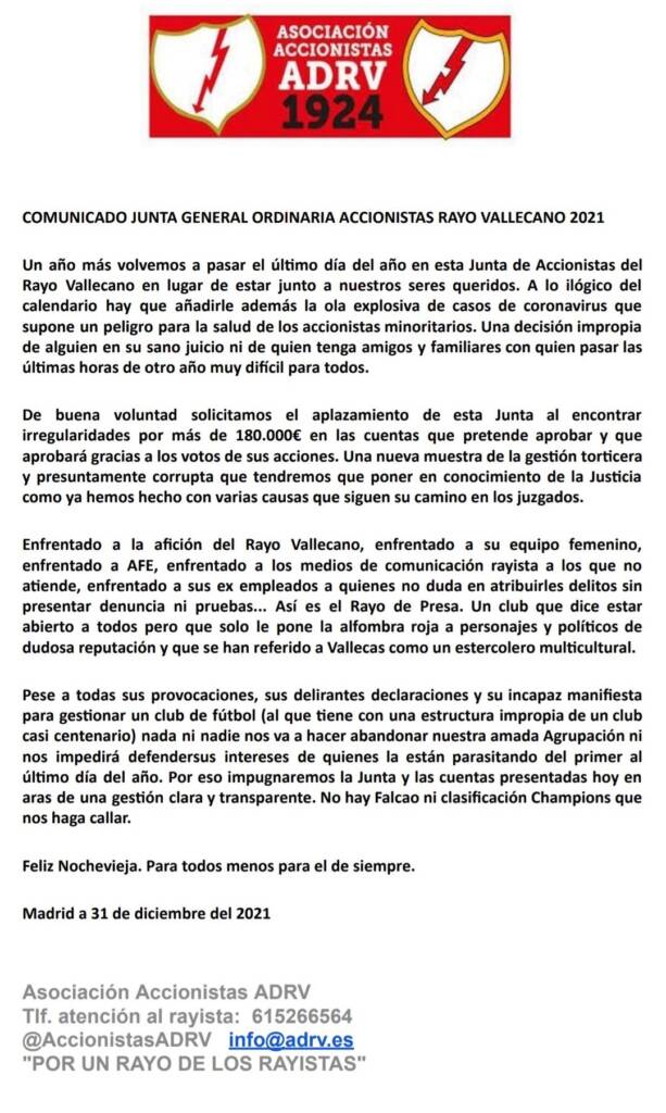 Accionistas ADRV anuncia que impugnará la Junta de Accionistas y las cuentas 2 img 1689