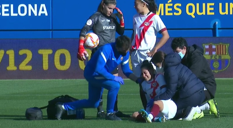 Volvió a ocurrir: jugadoras del Rayo Femenino atendidas por el cuerpo médico del Barça 1 iris