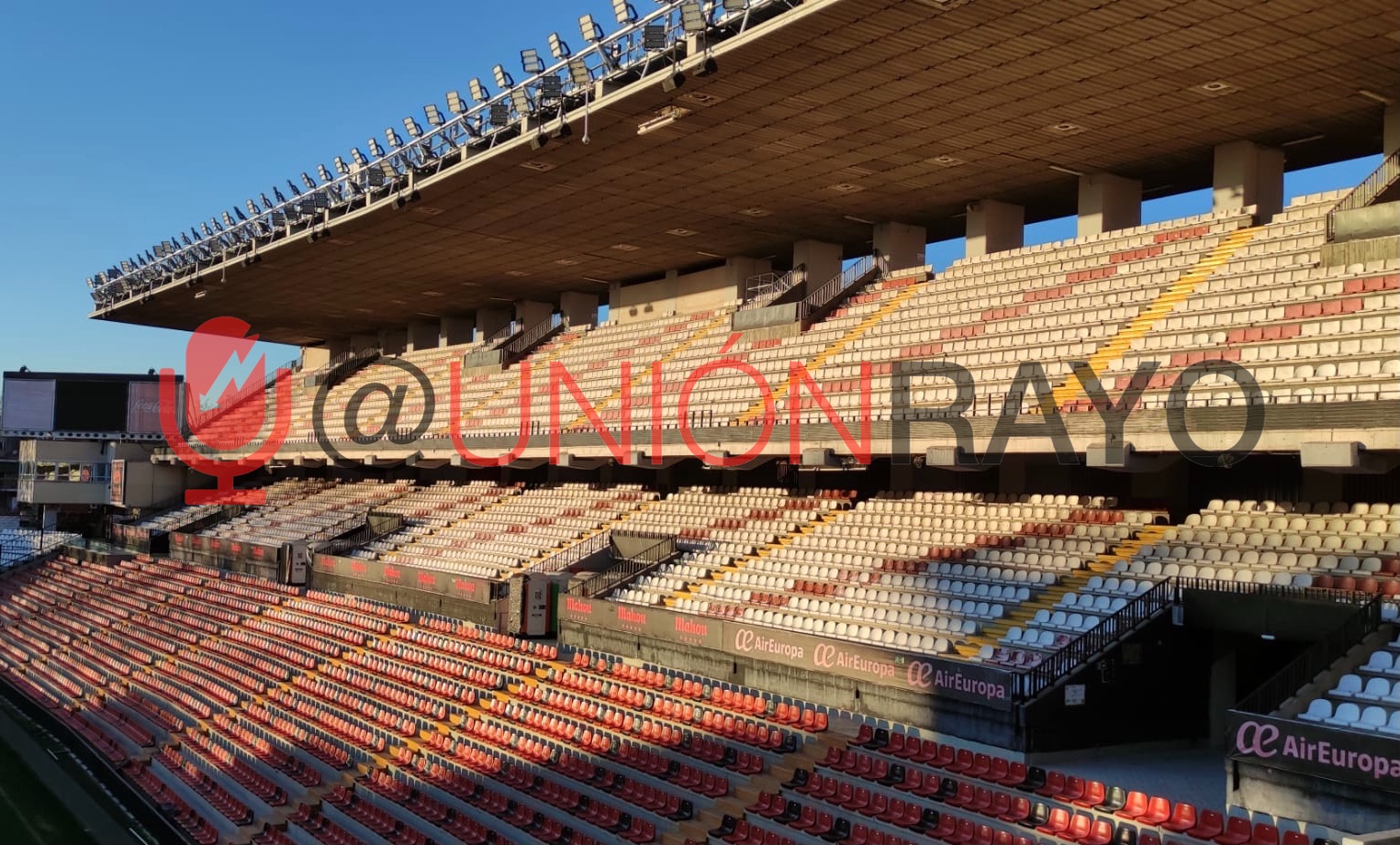 El Rayo Vallecano abrirá la grada media de la Albufera ante el Real Madrid 1 Grada Albufera Rayo