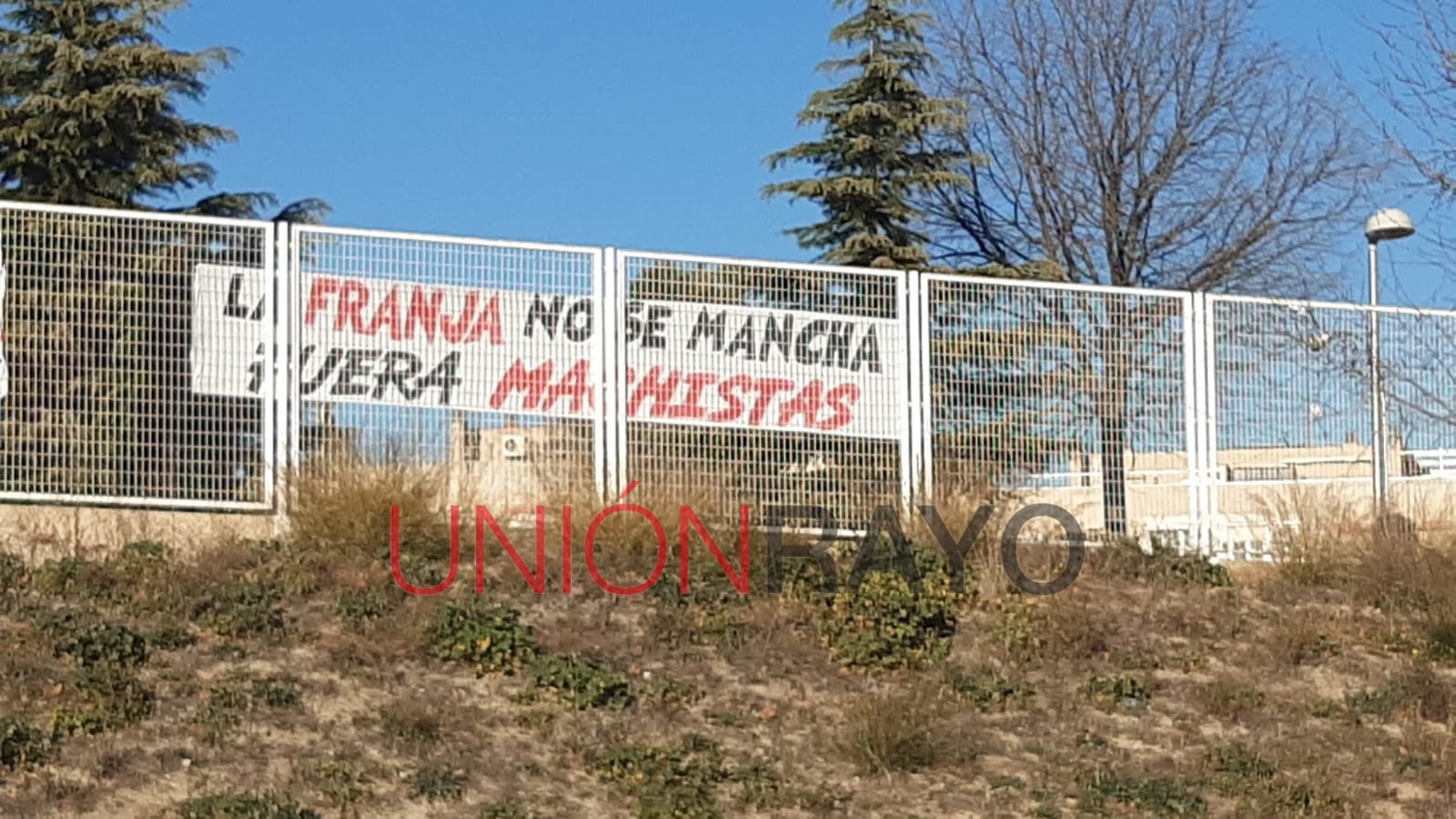 pancarta santiso ciudad deportiva