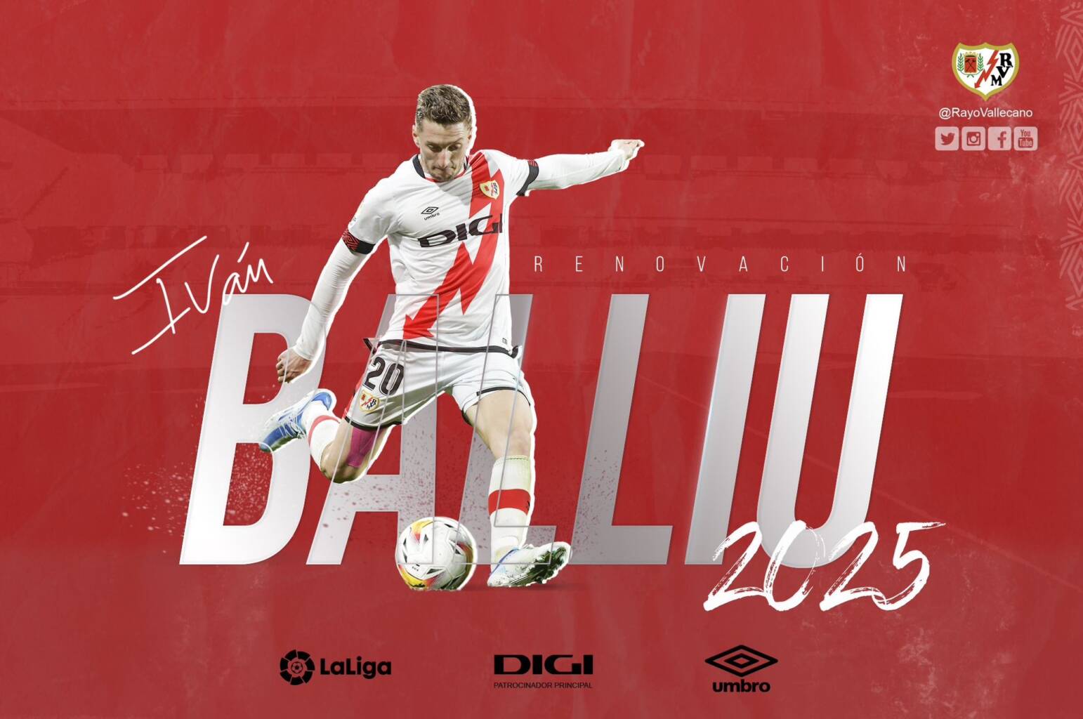 Balliu renueva con el Rayo Vallecano hasta 2025 1 img 9068