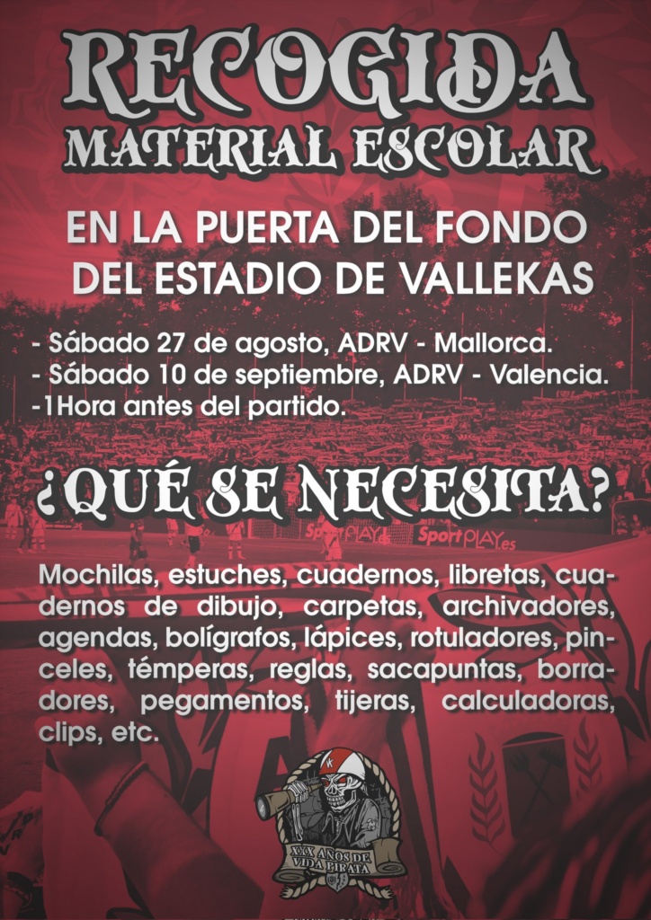 Recogida de material escolar en la previa del Rayo-Mallorca 2 image 88
