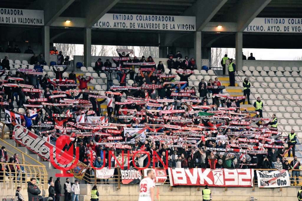 afición Rayo desplazamiento