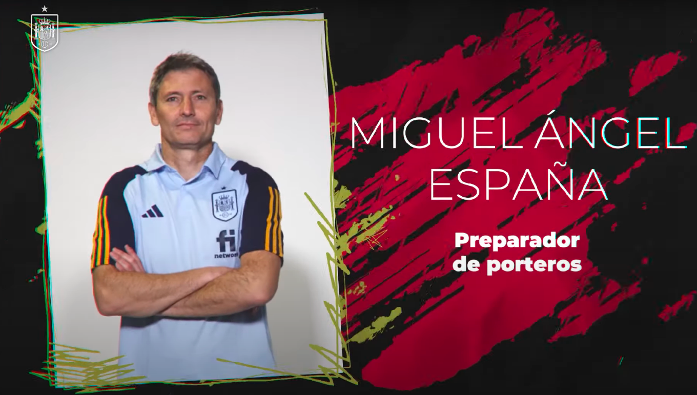 Miguel Ángel España, el nuevo entrenador de porteros de la Selección con pasado rayista 1 Captura de pantalla 2022 12 13 a las 21.33.27