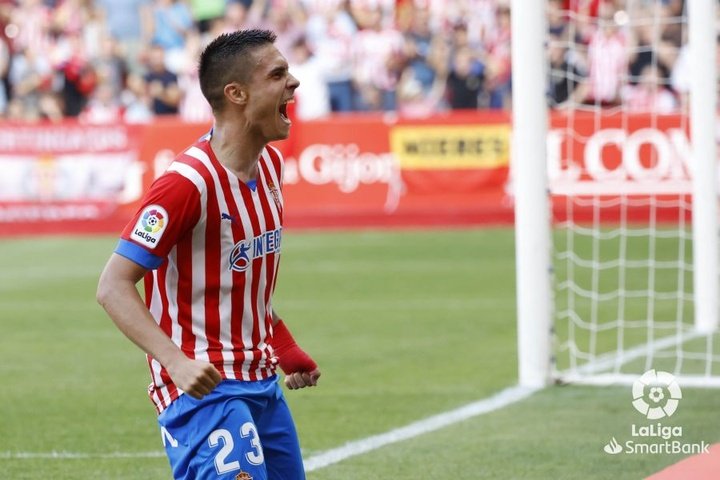 gol de djuka en la victoria por cuatro a uno al andorra en la jornada 2 de la liga smartbank laliga