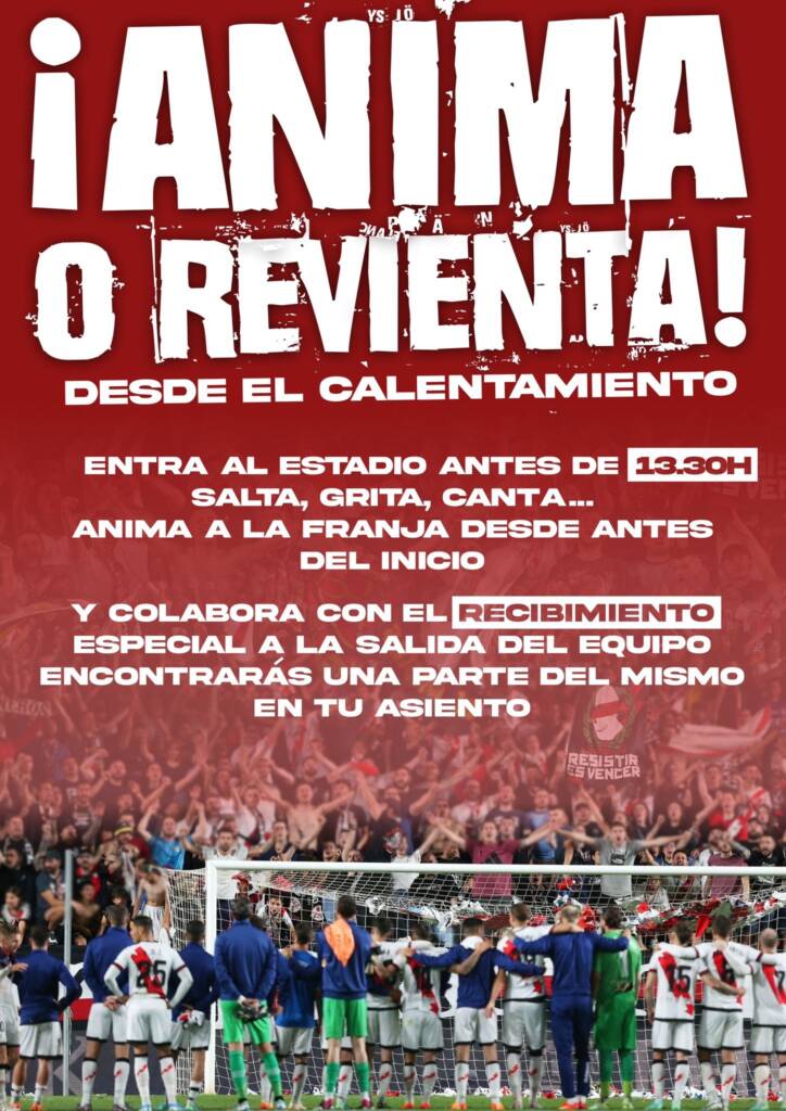 La afición del Rayo prepara un ambiente especial ante el Barça 2 img 7471
