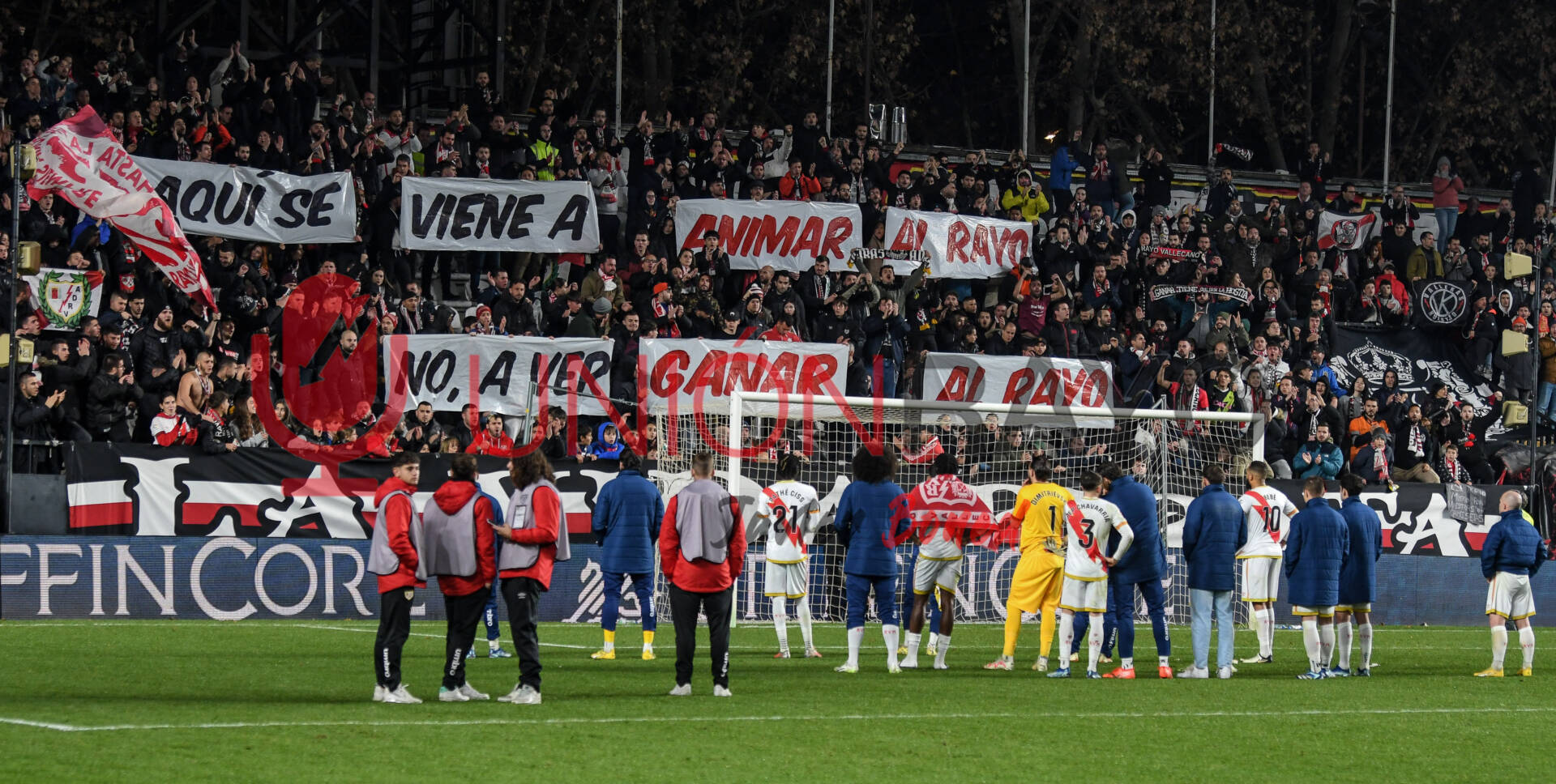 pancarta bukaneros apoyo