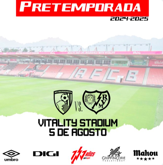 El Rayo jugará en pretemporada ante el Bournemouth de Iraola 1 Rayo AFC Bournemouth