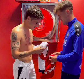 Camello y Aimar Oroz se reencontraron tras el oro olímpico 1 Camello Aimar Oroz