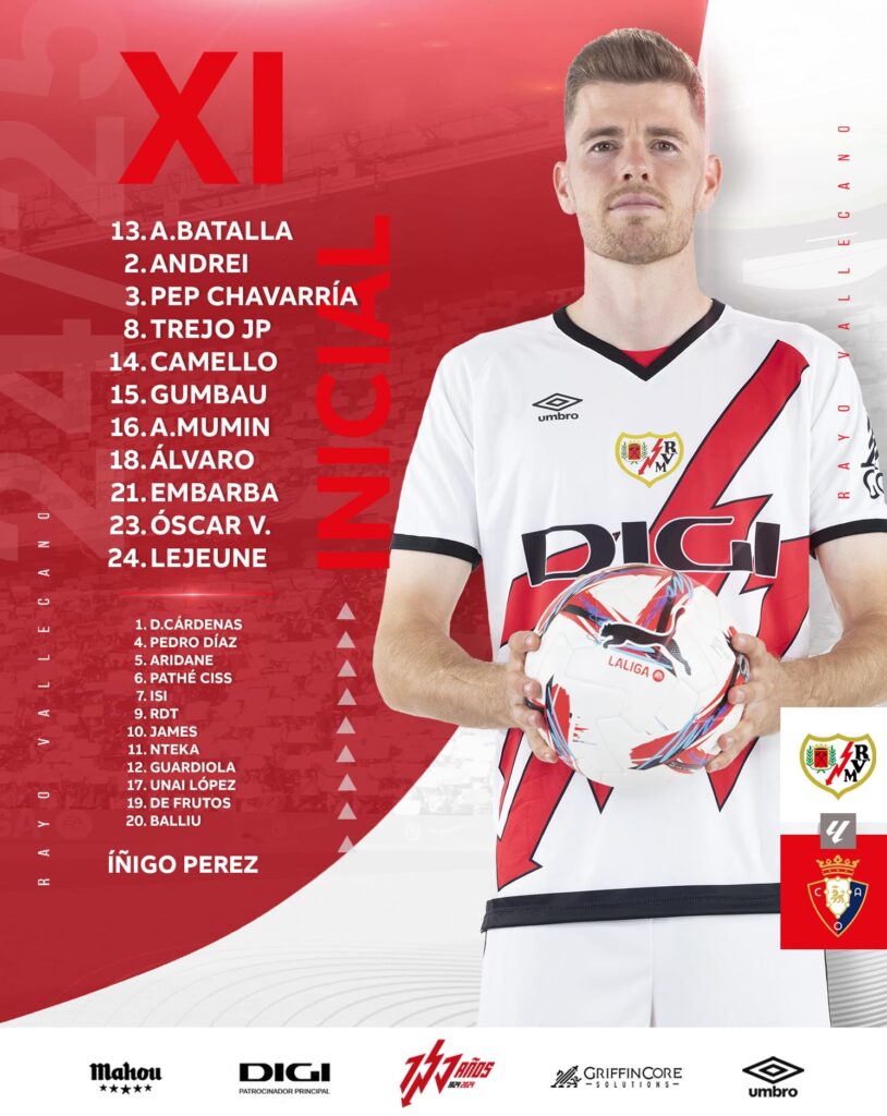 Once rayo osasuna foto