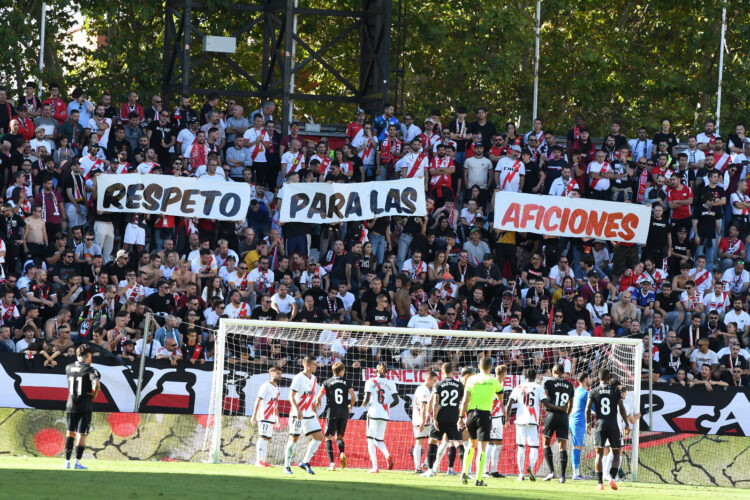 afición rayo leganes aplausos