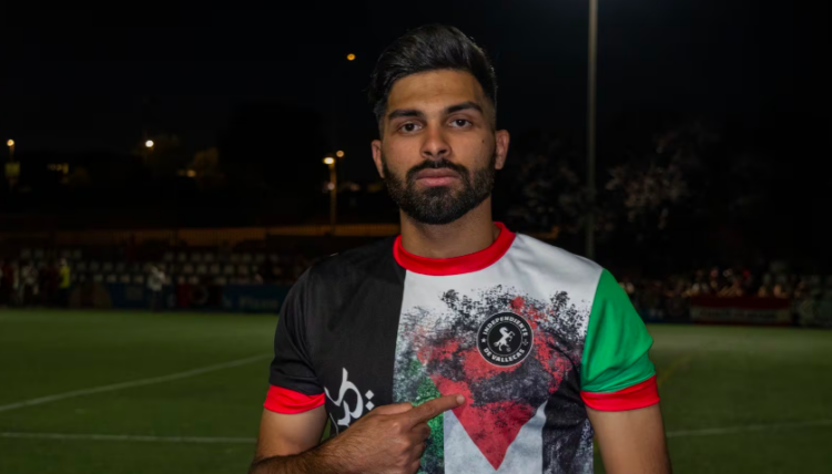 Khaled, un futbolista palestino cuyo sueño es jugar en el Rayo Vallecano 1 Khaled Dader / Vía: CD Independiente de Vallecas