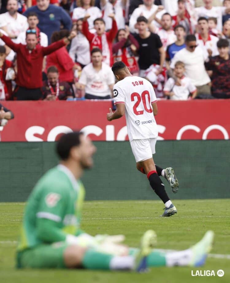 Sow dos unicos goles al rayo