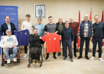 Presentación partido benéfico Discaprayo