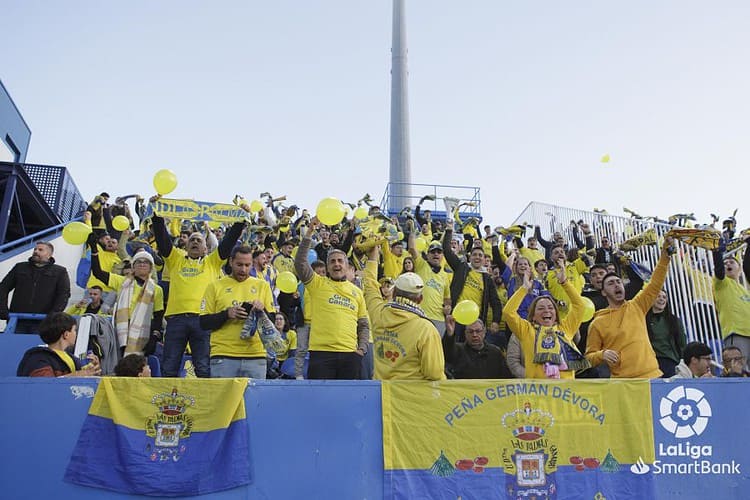 afición visitantes Las Palmas Vía: LaLiga