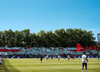 Tifo y Mosaico del Partido del Centenario ante el Athletic Club