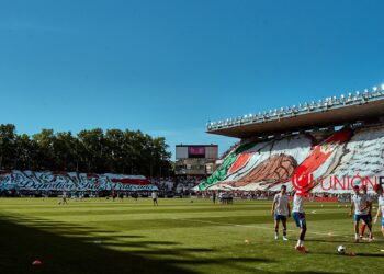 Tifo y Mosaico del Partido del Centenario ante el Athletic Club