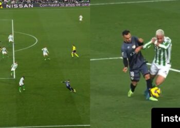 fuera de juego penalti Betis Rayo