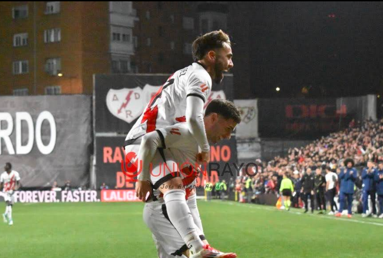 El Rayo termina noveno y a cinco puntos de Europa tras la 1ª vuelta de Liga 1 Rayo Unai López Embarba